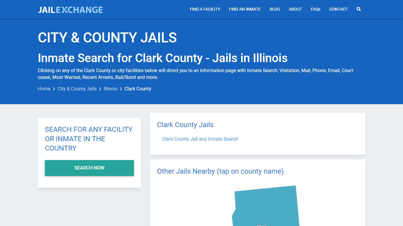 Inmate Search for Clark County | Jails in Illinois - Jail Exchange